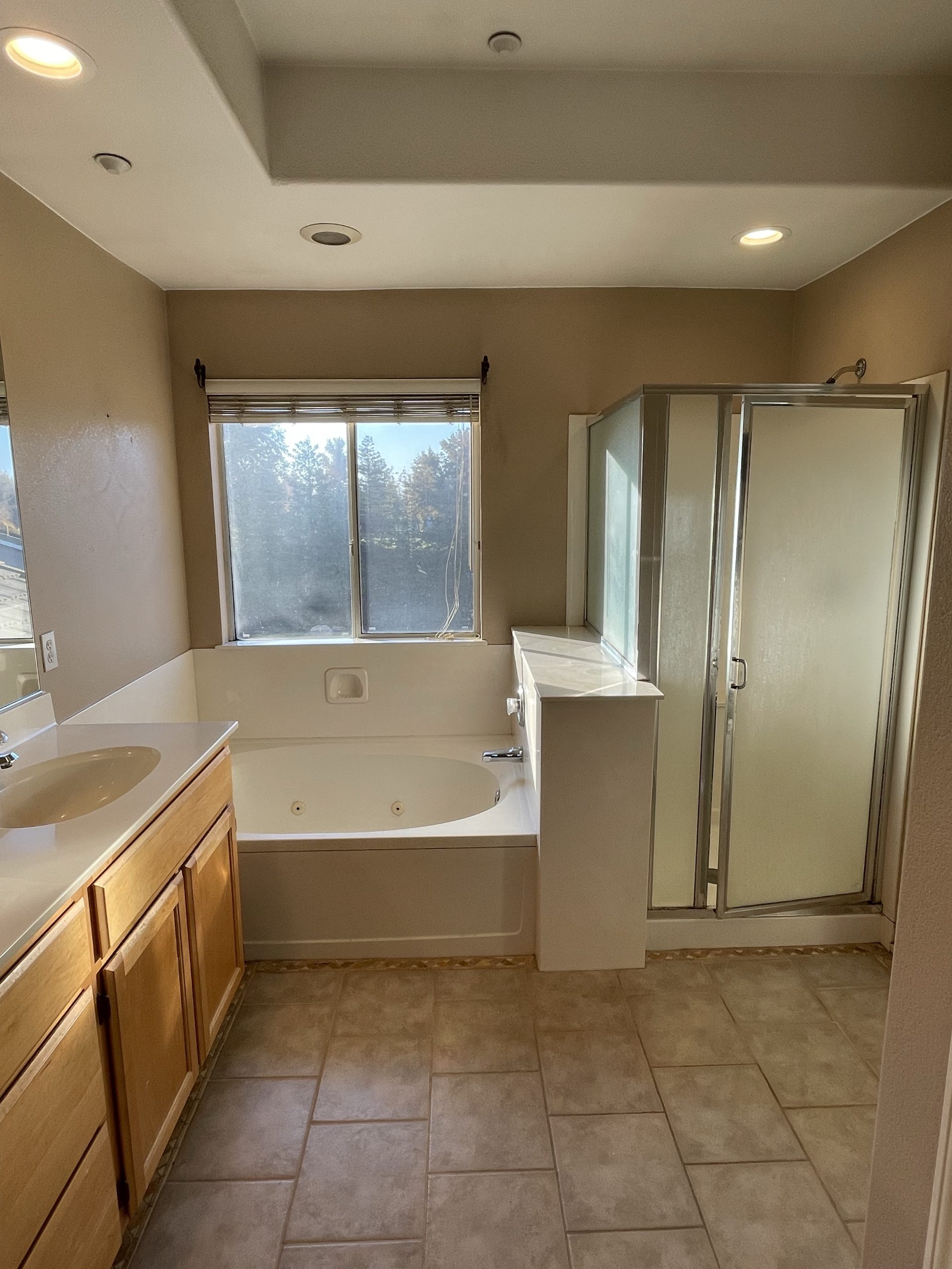 Before: Original bathroom condition