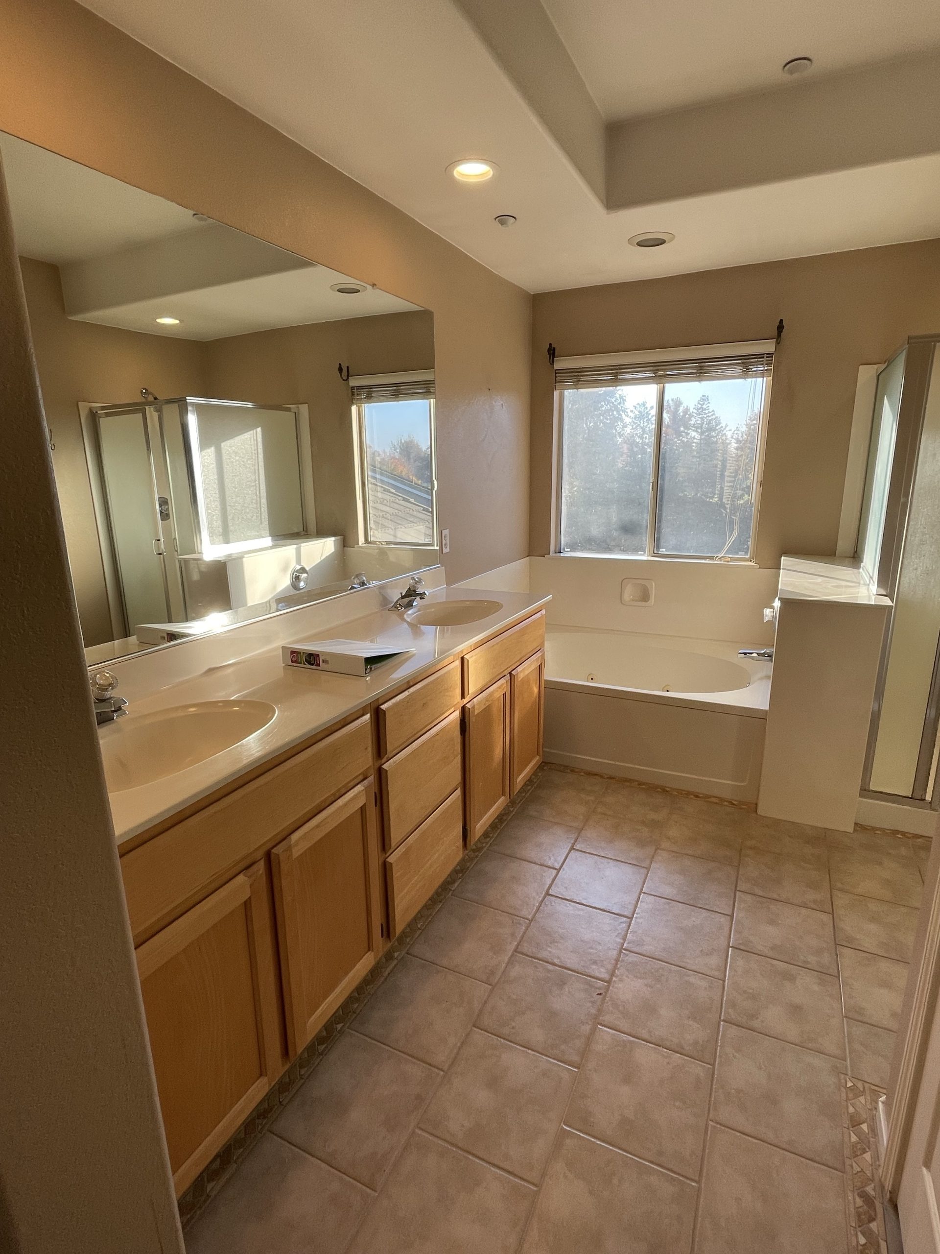 Before: Existing bathroom layout