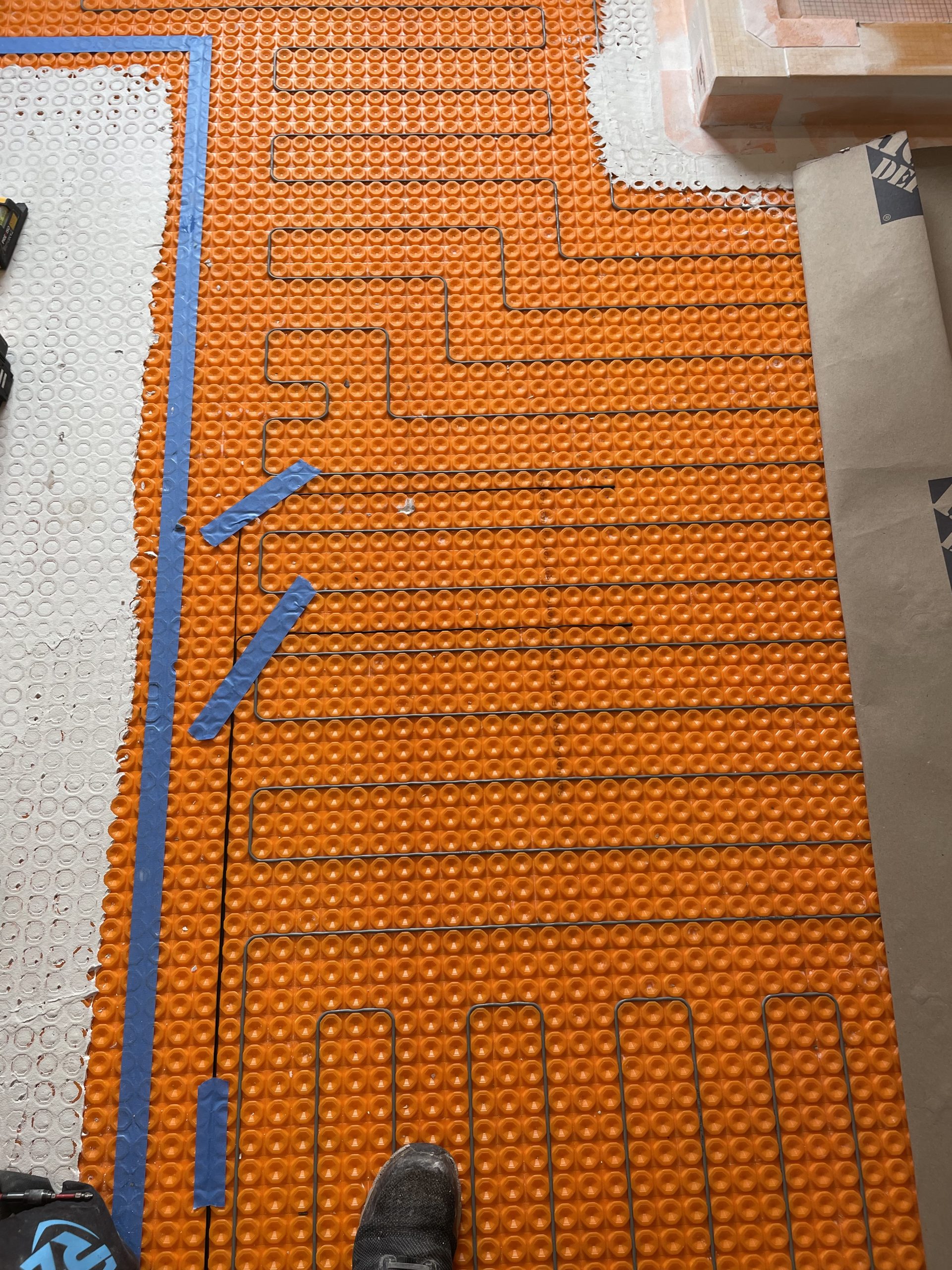 During construction: Framing and plumbing