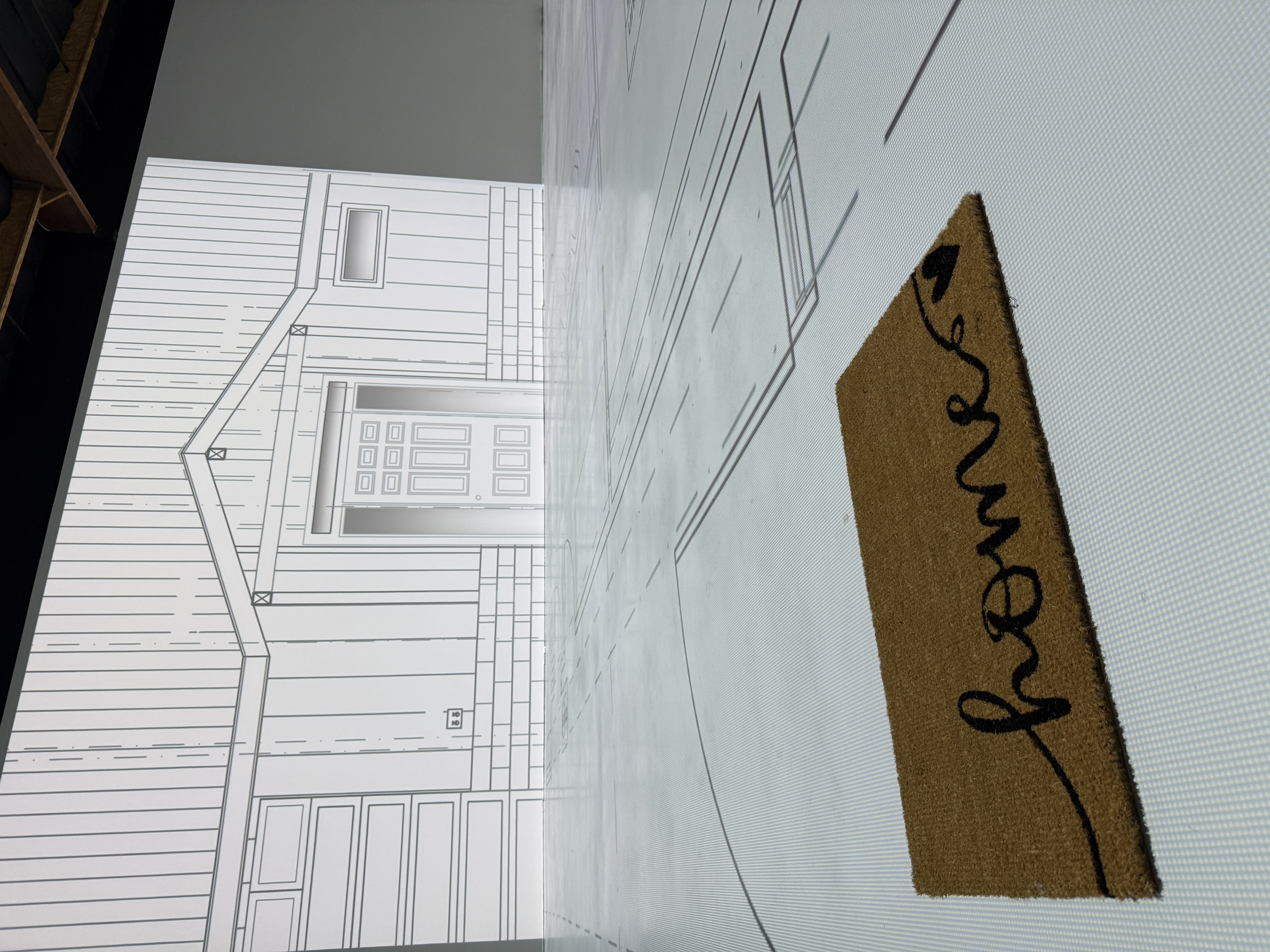 Walk Your Plans detail showing full-scale layout